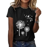 Stylish Short-Sleeved Women’s T-Shirt Available in 3XL, 4XL, 5XL - Himpall